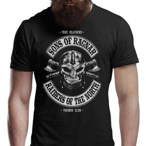 T-Shirt Vikings Club True Heathens Tee Shirt Norway